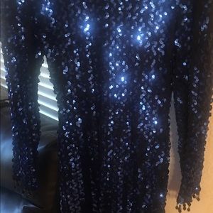 Sexy Electric Blue Gown